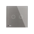 Livolo EU standard 2 gang 2 wege Touch Wand Lichtschalter RF Drahtlose Elektrische Fernschalter VL-C702SR-15